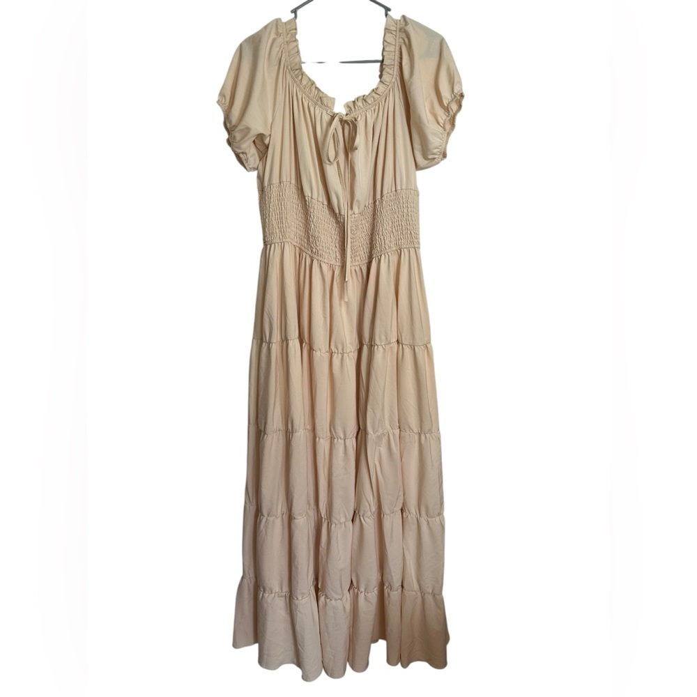 Beige Renaissance Chemise Dress – Size 3X - Picture 5 of 11